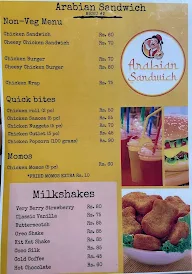 Arabian Sandwich menu 8