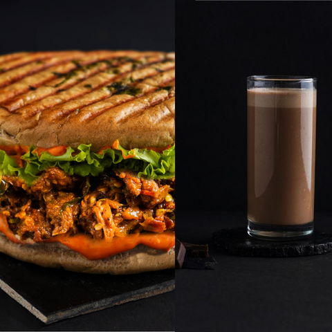 High Protein Kulcha Burger Combo