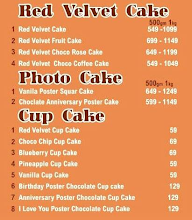 Baking Cake menu 6