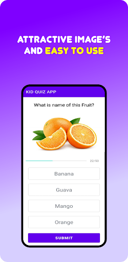 Screenshot Kid Quiz App