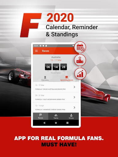 Formula 2020 Calendar  Standings