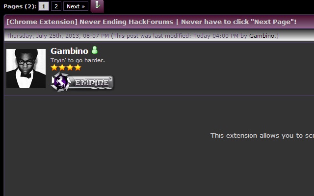 Never ending HackForums Preview image 3