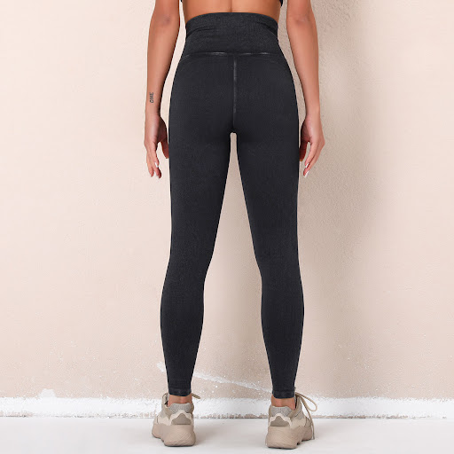 Title 11, New Style Washed Yoga Pants with Holes Seamless...