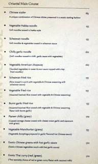 Hotel Kohinoor Plaza menu 1