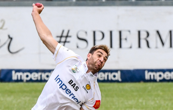 Duanne Olivier of the Lions during a first-class match against the Rocks at the Wanderers Stadium last year.