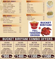 Al Taj Biriyani menu 1