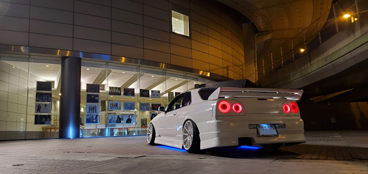 スカイラインの湊町・東大阪PA・撮影会・newホイールに関するカスタム事例の投稿画像2枚目