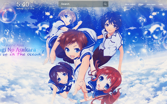 Nagi No Asukara Wallpapers Theme New Tab