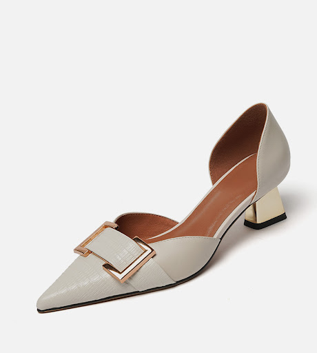 Title 18, Womens lizard pattern pointed-toe high heels w...