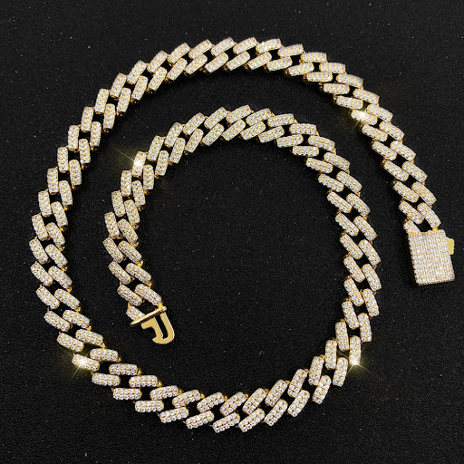 Title 6, Double Row Full Zirconium Hip Hop Cuban Link Ch...