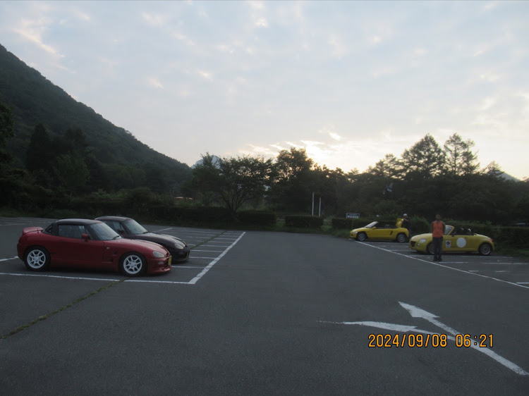 カプチーノの9月もよろしくお願いします。・榛名湖朝練・まだ暑いですね・いつもイイネ&コメントありがとうございます🌸・秋の気配に関するカスタム事例の投稿画像5枚目