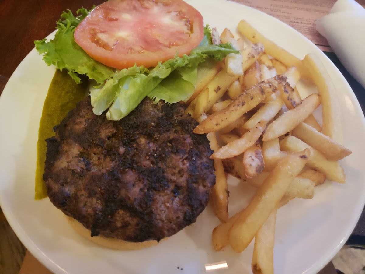 Burger and fries!