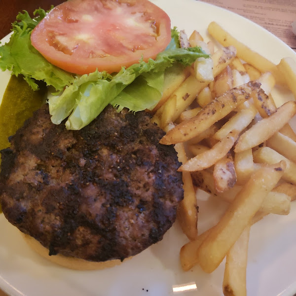 Burger and fries!