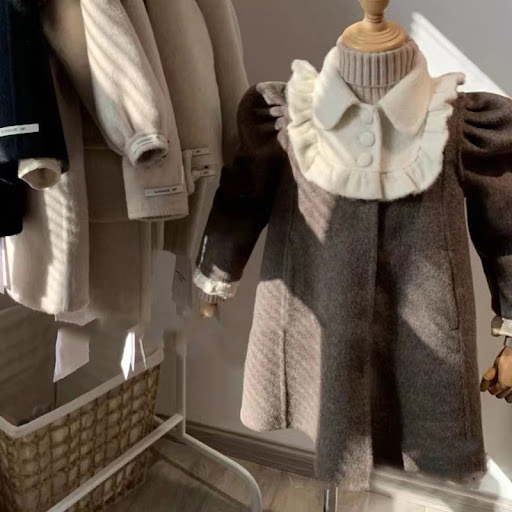 Title 2, Childrens Sweet Princess Style Woolen Coat. Wa...