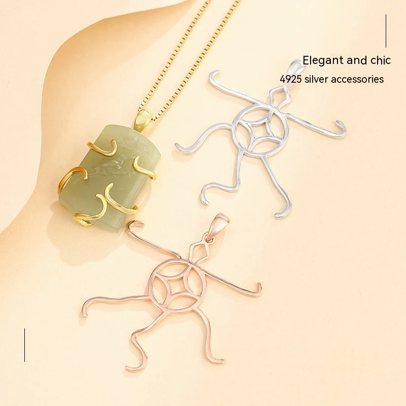925 Plata de Ley Colgante Togufa Oro DIY para Hombre y Mujer Joyería Personalizable Crea tu propio diseño único