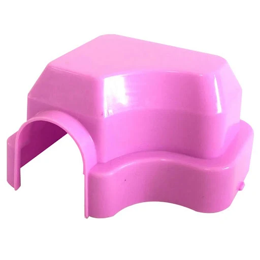 Plastic Mini Hamster House Bed Small Animal Hideout Hamster Habitat Hamster Cages Nest Shelter Small House For Cage Pet 
