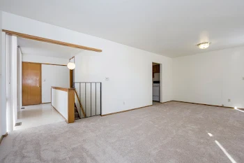 Go to Two Bed, One Bath Duplex with Basement Floorplan page.