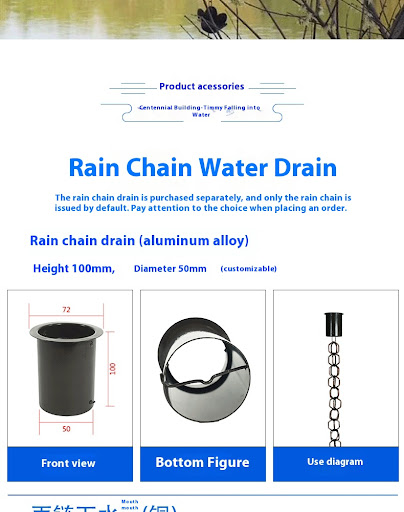 Title 7, Roof Decoration Petal Rain Chain Upgrade your h...