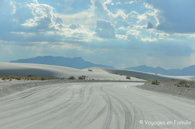 white sands