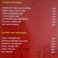 Country Kitchen menu 1