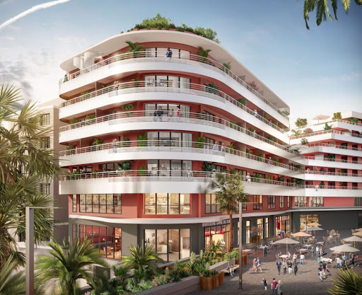 Modern building with balconies and terraces - Luxury apartment for sale in Nice, 5 rooms, 4 bedrooms