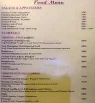 Stallion, Royal Reve Hotel menu 2