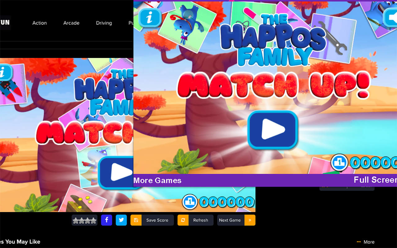 Happos Family Match Up - Html5 Game Preview image 1