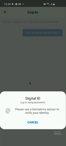 Screenshot Handelsbanken Digital ID