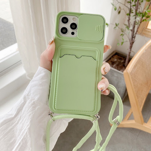 Title 2, Solid Color Card Lanyard Style Integrated Slidi...