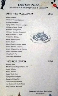 10 Downing Street menu 3