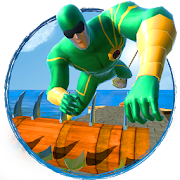 Superhero Stuntman Run - Water Park Games  Icon