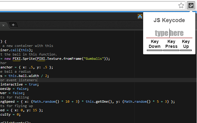 JS Keycodes Preview image 1