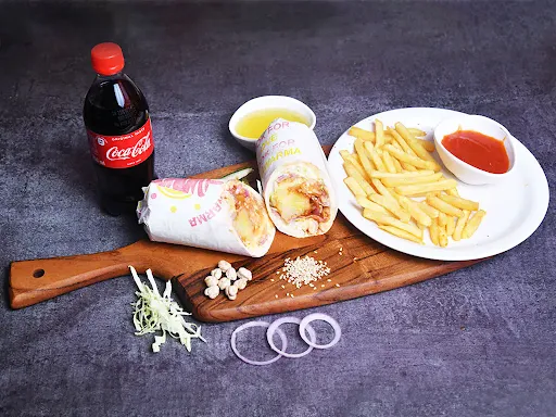 Veg Falafel + French Fries + Cold Drink