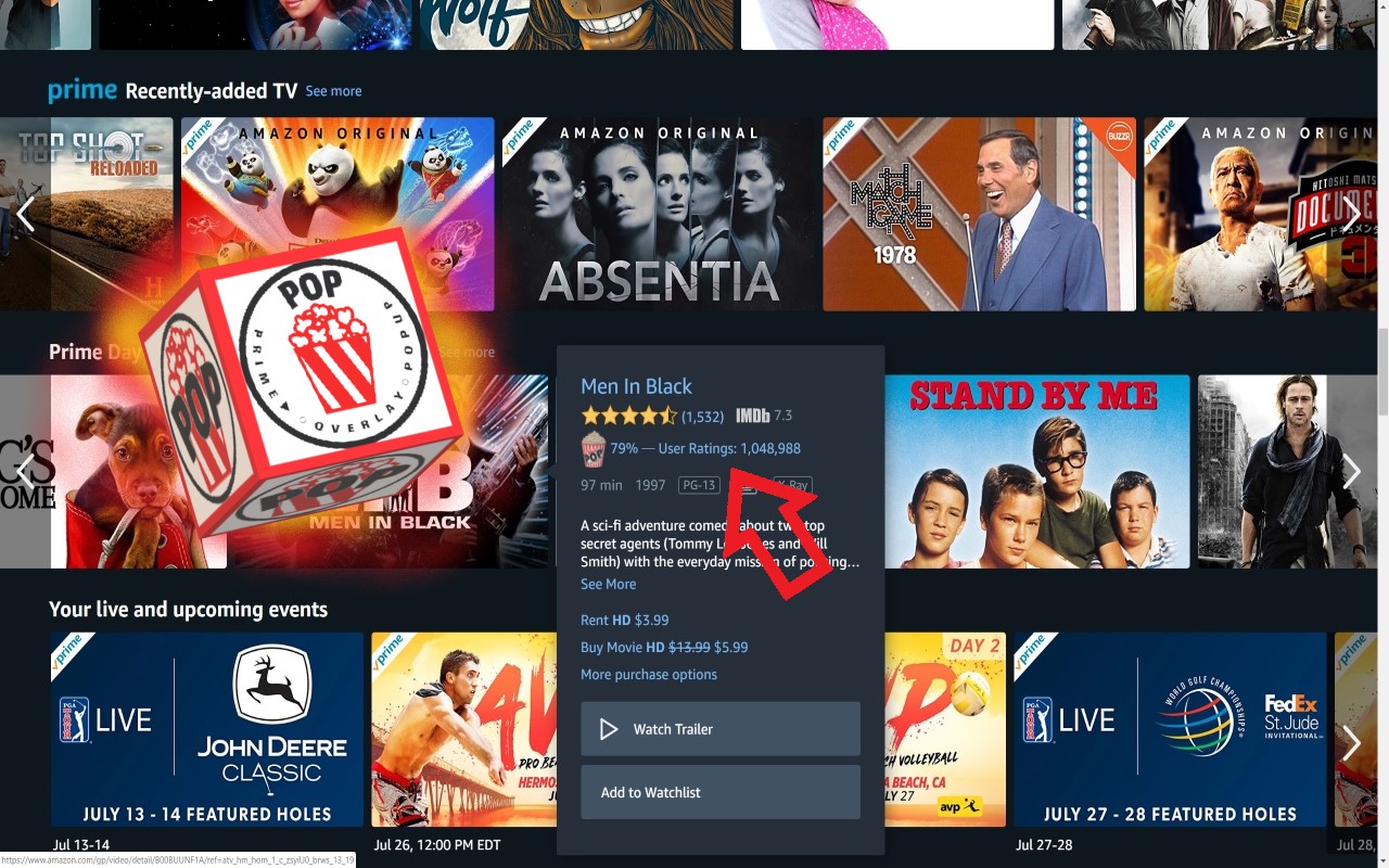 Amazon Prime Video - Rotten Tomatoes Overlay Preview image 5