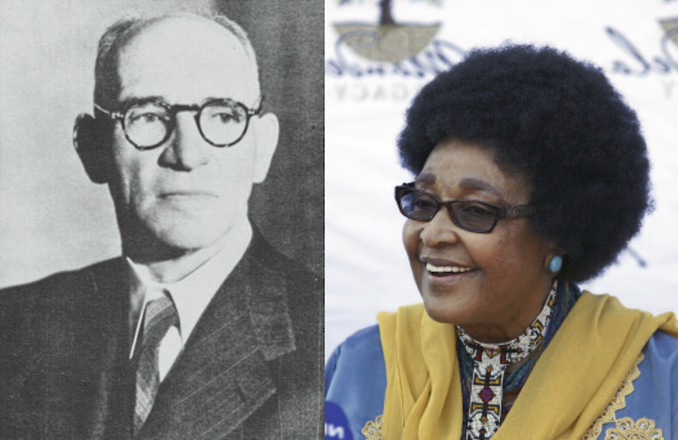 Left: William Nicol. Right: Winnie Madikizela-Mandela. Picture: Supplied