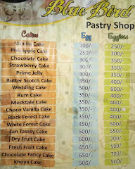 Blue Bird Bakers menu 1