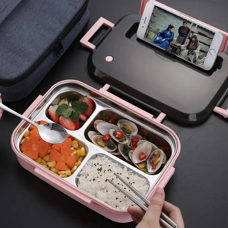 304 Edelstahlquadrat -Lunchbox