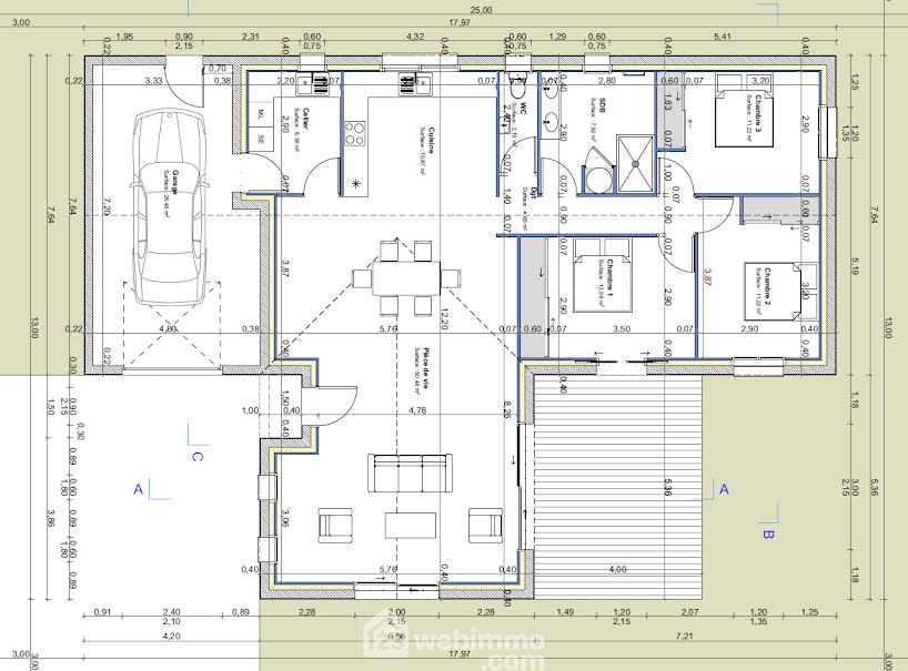 Vente maison 4 pièces 117 m² à Beaulieu-sous-la-Roche (85190), 324 000 €