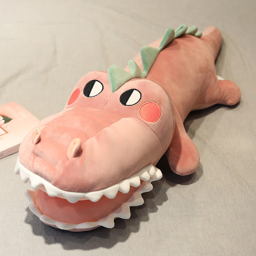 Title 1, Cartoon cotton alligator doll a cuddly friend f...