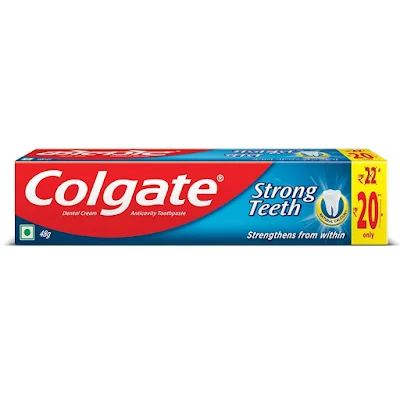 Colgate Toothpaste - Strong Teeth, Anti-cavity - 50 g