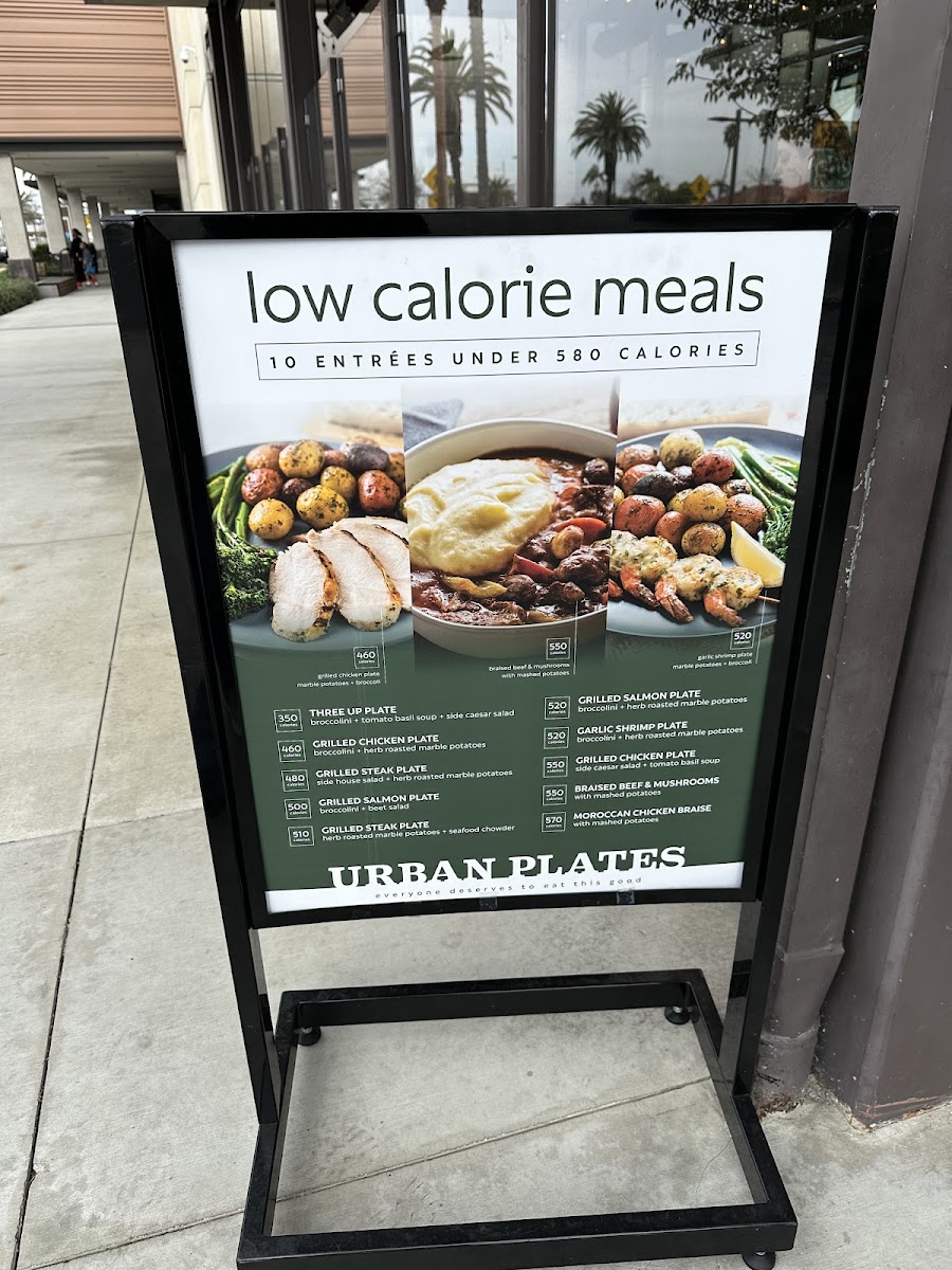 Urban Plates gluten-free menu