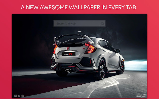 Honda Wallpaper HD Custom New Tab