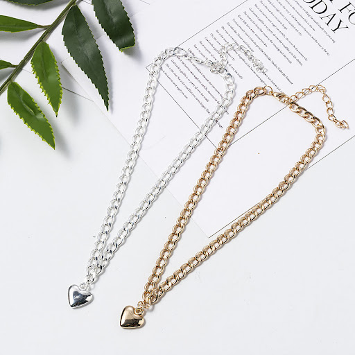 Title 1, Love Heart Bohemian Choker Necklace for Women. ...