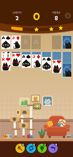 Screenshot Solitair : kitty cat village