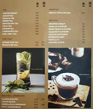 Barista Coffee menu 1