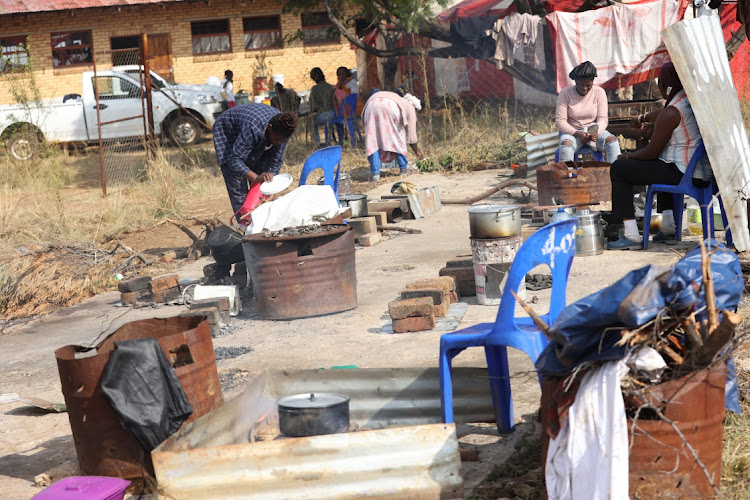 Refugees from the DRC and other African countries at Matlapeng Bush Camp for refugees near Bronkhorstspruit, Pretoria. File photo.