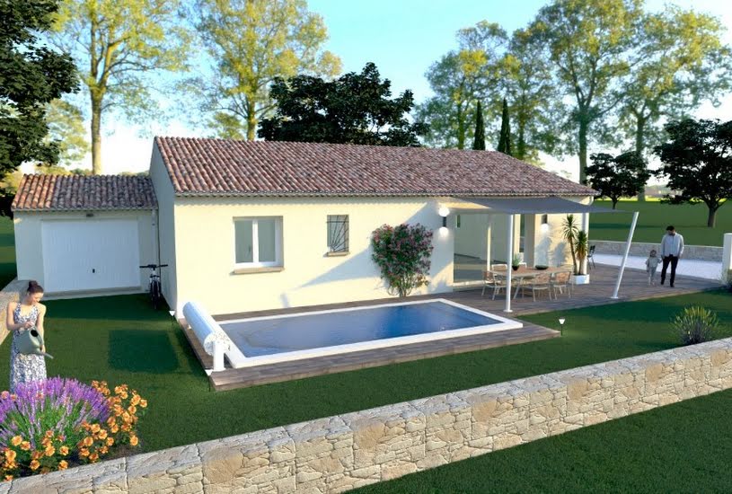 Vente Terrain + Maison - Terrain : 500m² - Maison : 93m² à Corbières (04220) 