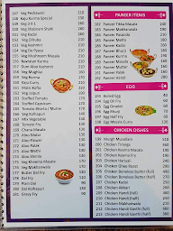 Sadhana Hotel menu 7