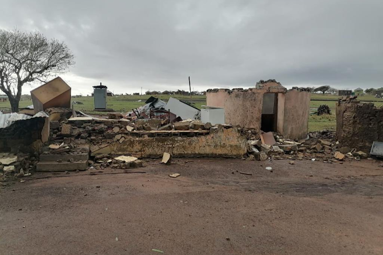 More than 100 houses in KwaZulu-Natal were destroyed, leaving families homeless, after the heavy rains and strong winds.