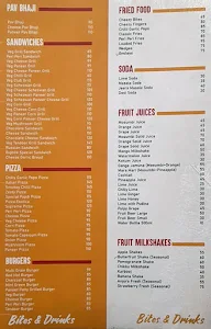 Big Bite menu 5